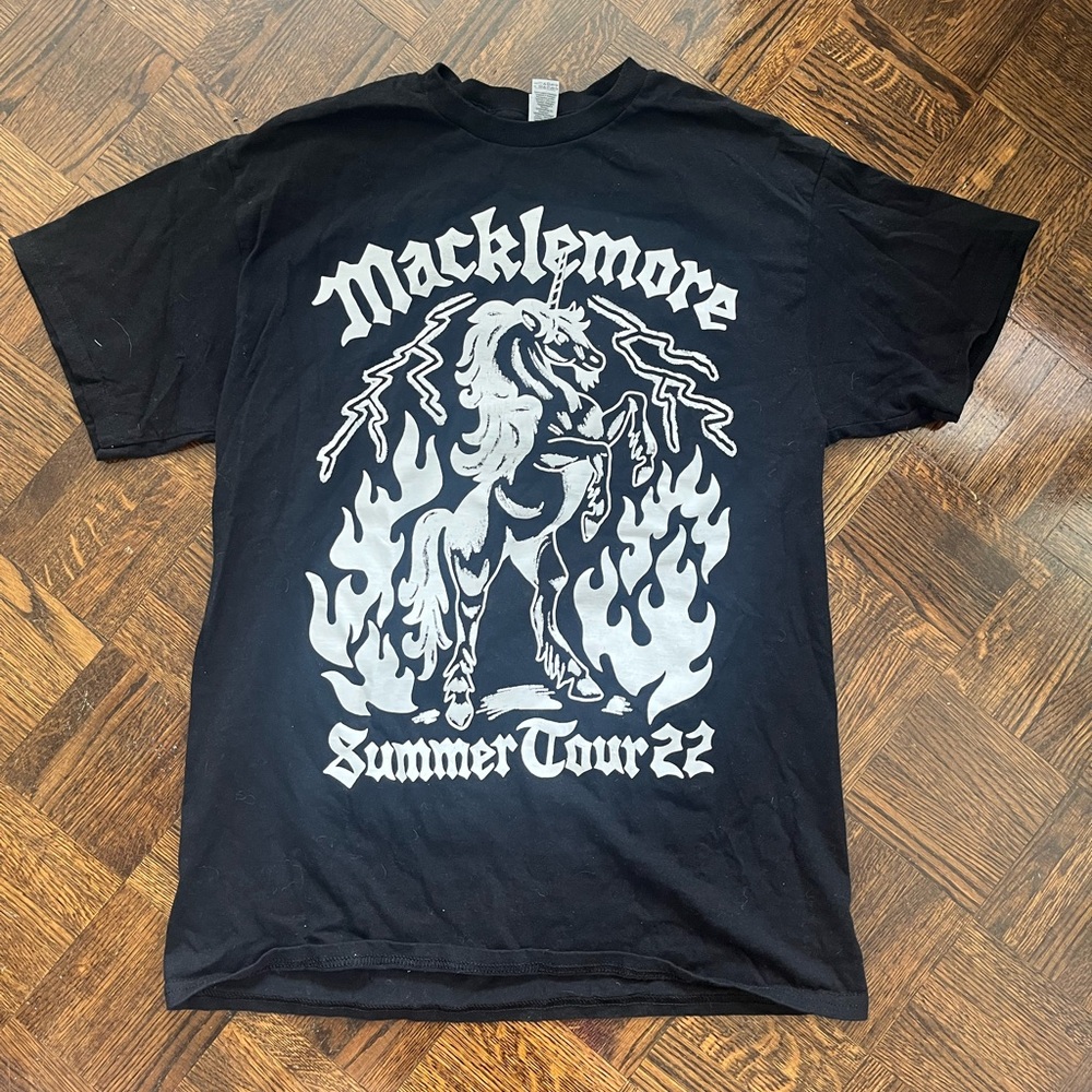 Black Macklemore Concert Tee - Size M